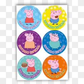 Calcomanias De Peppa Pig, HD Png Download - peppa pig cumpleaños png