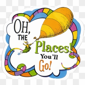 Dr Seuss Oh The Places You Ll Go Balloons , Png Download - Oh The Places Youll Go Clipart, Transparent Png - oh the places you'll go png