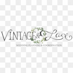 Vintage & Lace Weddings - Rustic Wedding Planner Logo, HD Png Download - vintage lace png