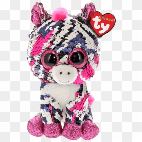 Ty Lentejuelas Zebra 366721"  Title="ty Lentejuelas - Stuffed Toy, HD Png Download - peppa pig cumpleaños png
