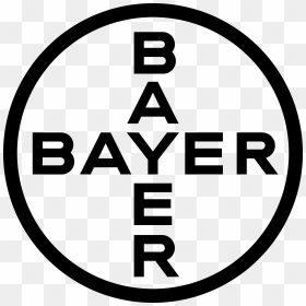 Bayer Cross - Bayer Logo Black And White, HD Png Download - monsanto logo png