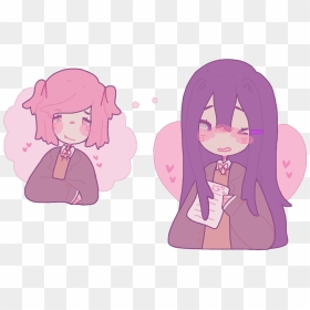 Cartoon, HD Png Download - ddlc yuri png