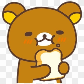 #freetoedit #cute #kawaii #rilakkuma #bear #hungry - Rilakkuma Transparent, HD Png Download - rilakkuma face png