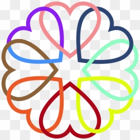 Pink,symbol,circle - Clip Art, HD Png Download - decorative corners png