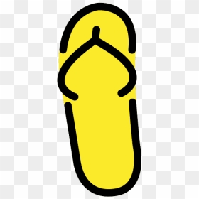 Thong Sandal Emoji Clipart, HD Png Download - beach emoji png