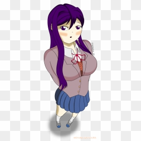 Cartoon, HD Png Download - ddlc yuri png