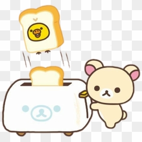 #rilakkuma #kori #tori #bake #bread - Polar Bear Holding Paint Brush, HD Png Download - rilakkuma face png