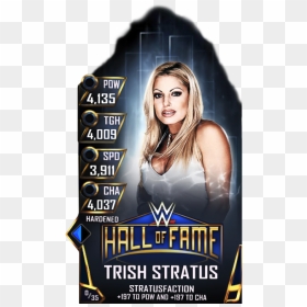 Wwe Supercard Hall Of Fame Cards, HD Png Download - trish stratus png