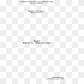 Document, HD Png Download - branca de neve png