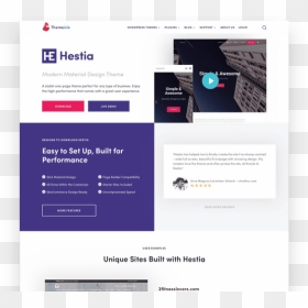 Hestia Theme - H And M Website Features, HD Png Download - hestia png