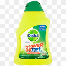 Dettol 3x Power Floor Gel Sparkling Citrus - Dettol, HD Png Download - cleaning products png