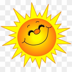 Sol Infantil Png - Happy Sun Clipart, Transparent Png - sol animado png