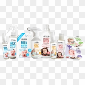 Product Review Nimble Range - Plastic Bottle, HD Png Download - cleaning products png