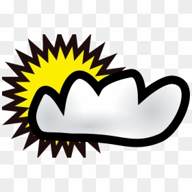 Partly Sunny Clip Art, HD Png Download - sol animado png