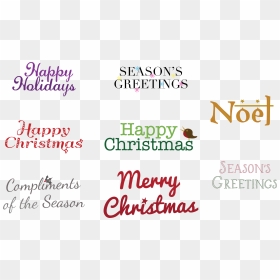 Calligraphy, HD Png Download - christmas overlay png