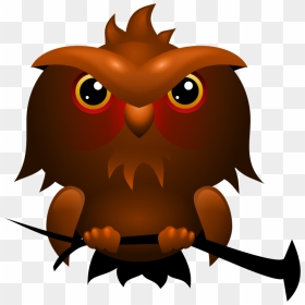 Owl - Animasi Burung Hantu Png, Transparent Png - buho png