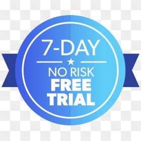 7 Day Free Trial Badge - Circle, HD Png Download - free trial png
