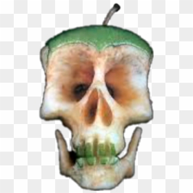 Transparent Apple Core Clipart - Creepy Apple Head Dolls, HD Png Download - apple core png