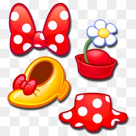 Descendants Clipart Apple Letter M Picture Library - Disney Minnie Mouse Emoji, HD Png Download - bigode png