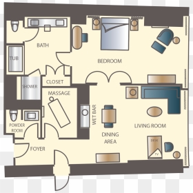 Encore Tower Suite Parlor Floor Plan, HD Png Download - wynn las vegas logo png