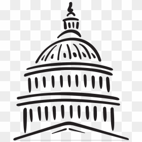 Us Capitol Drawing Easy Clipart , Png Download - Capitol Building Drawing Easy, Transparent Png - us capitol png