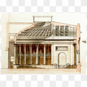 Roman Temple, HD Png Download - us capitol png