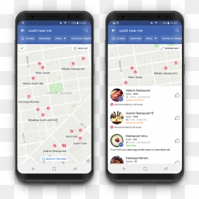 Facebook Map App, HD Png Download - facebook app logo png