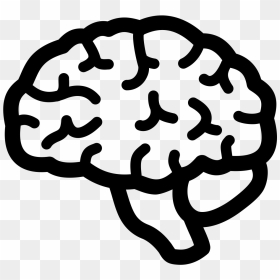 Brain Icon Transparent Background, HD Png Download - youtube icon png black