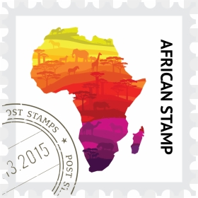 African Stamp - African Map Transparent, HD Png Download - sample stamp png
