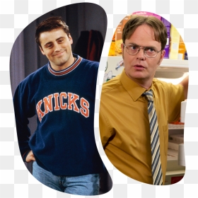 Joey From Friends And Dwight From The Office - Joey Friends Png, Transparent Png - netflix.png