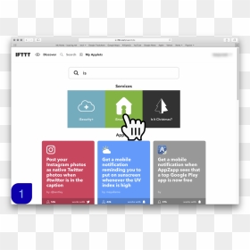 Screenshot, HD Png Download - ifttt logo png