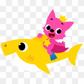 Pinkfong Baby Shark Logo Png, Transparent Png - shark head png