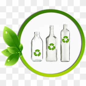 Reciclaje De Vidrio - Glass Bottle Recycling Png, Transparent Png - reciclaje png