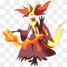 Braixen Evolution, HD Png Download - delphox png