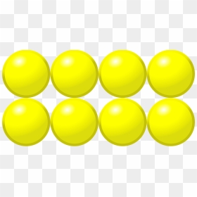 Beads Quantitative Picture For Multiplication Clip - Balloon, HD Png Download - 2x4 png