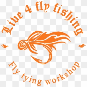 Logo Live 4 Fly Fishing - Illustration, HD Png Download - fly fishing png