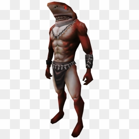 The Runescape Wiki - Runescape Shark Outfit, HD Png Download - shark head png