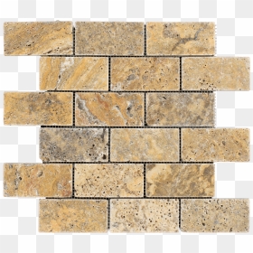 Scabos Travertine Mosaic Tile - Mexican Background Brick, HD Png Download - 2x4 png