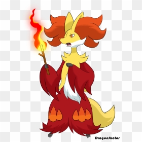 This One Took Awhile Mainly Because I Was Trying New - Cartoon, HD Png Download - delphox png