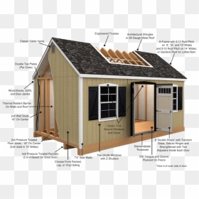 Construction Of A Shed , Png Download - ぽか羅, Transparent Png - 2x4 png