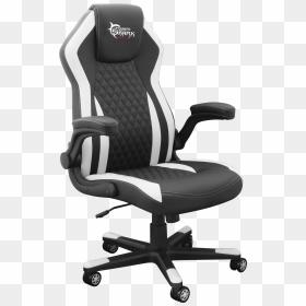 White Shark Gaming Chair Dervish Black/white-1 - White Shark Gaming Chair, HD Png Download - shark head png