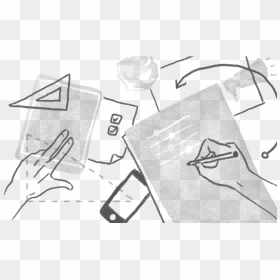 Sketch, HD Png Download - white post it png