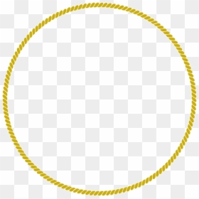Gold Rope Circle Png, Transparent Png - dot circle png