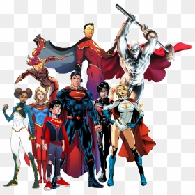 Superman Superboy Supergirl, HD Png Download - tim drake png