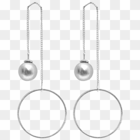 Earrings, HD Png Download - dot circle png