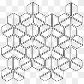 Trapezoid Floor Patterns, HD Png Download - hexagon texture png