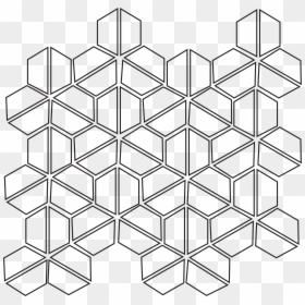Trapezoid Floor Patterns, HD Png Download - hexagon texture png