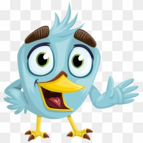 Funny Cartoon Pics For Whatsapp Dp, HD Png Download - blue feather png