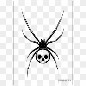 Small Spider Tattoo Designs, HD Png Download - spider web tattoo png
