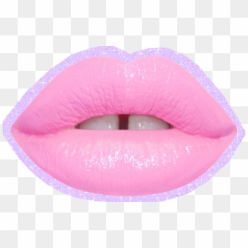 Transparent Pink Lips Gif, HD Png Download - pink lipstick png